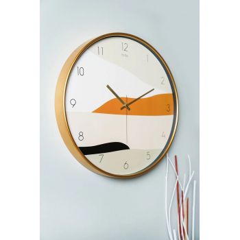 Ceas de perete decorativ, Pinotual, Ø 42 cm, Multicolor