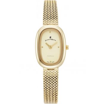 Ceasul de dama JACQUES DU JWL05202 - auriu - elegant - clasic - bijuterie