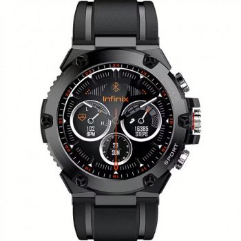 Infinix Ceas inteligent Infinix XWatch 3GT XW3GT, Ecran IPS 1.53, Bluetooth, Autonomie 10 zile, Android/iOS, Gri