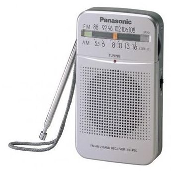 Panasonic Radio portabil Panasonic RF-P50DEG, argintiu