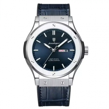 Poedagar Ceas barbatesc de mana Casual Fashion Analog Quartz Albastru