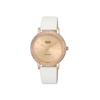Ceas analog de dama -  Auriu/Alb