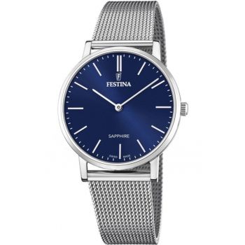 Ceas barbatesc  20014/2 - bleumarin - clasic la moda - potrivit pentru cupluri