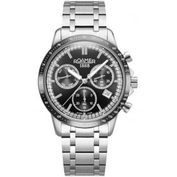 Ceas barbatesc  968988 41 85 20 - din otel inoxidabil - sportiv - potrivit pentru inot