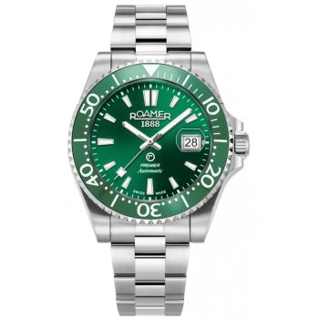 Ceas barbatesc  986983 41 75 20 - verde - sportiv - potrivit pentru inot
