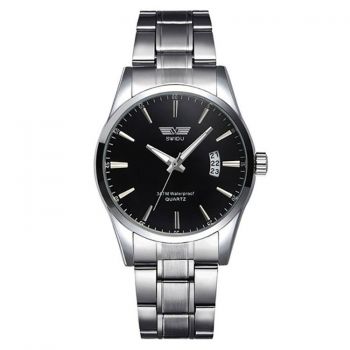 Ceas barbatesc elegant, Swidu CS328, bratara metalica