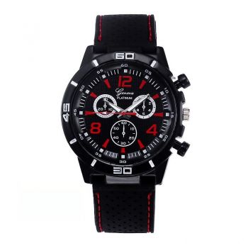 Ceas Barbatesc Geneva CS823, curea silicon, stil sport