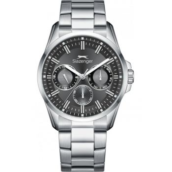 Ceas barbatesc  SL.9.2478.2.02 in culoare argintie - de moda