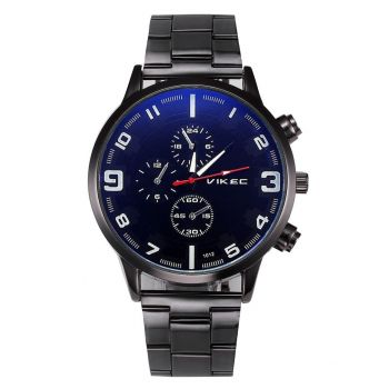 Ceas Barbatesc VIKEC, stil Fashion & Elegant, bratara metalica