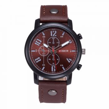Ceas Barbatesc Viser CS203, stil casual, curea piele