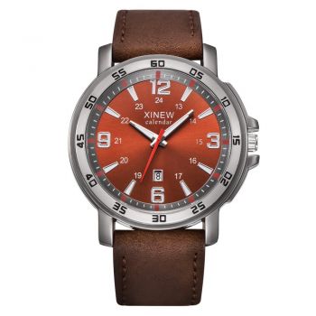 Ceas Barbatesc XINEW, Fashion & Casual, curea piele