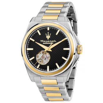 Ceas barbati  Velocita automat inox negru bicolor
