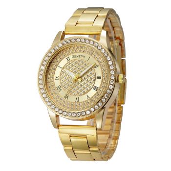 Ceas Dama Geneva CS11, elegant cu bratara metalica