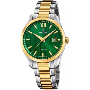 Ceas de barbati  20027/3 - clasic verde