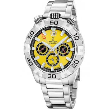 Ceas de barbati  20743/4 galben sportiv pentru inot