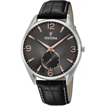 Ceas de barbati  6870/3 clasic negru