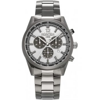 Ceas de barbati  973981 44 15 20 - gri sportiv - din titan