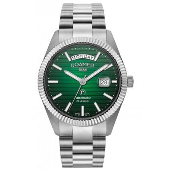 Ceas de barbati  981666 41 75 50 - verde clasic