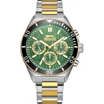 Ceas de barbati  SL.09.2370.2.05 verde in tendinte pentru cadou