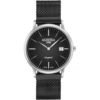 Ceas de damă/barbatesc  979809 - 41 mm - negru - clasic