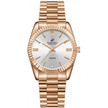 Ceas de dama Beverly Hills BP3172C.431 - aur roz fashion