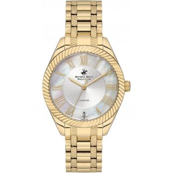 Ceas de dama BEVERLY HILLS BP3571C.120 - model fashion - aurit - ideal ca si cadou