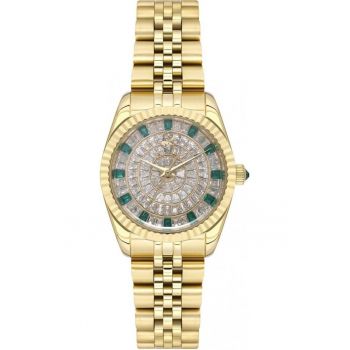 Ceas de dama BEVERLY HILLS BP3629X.130 - stil fashion - cu carcasa aurie