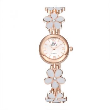 Ceas de dama elegant CS34, bratara metalica cu model