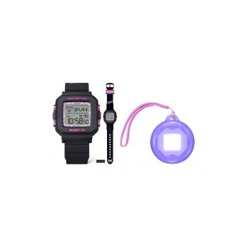 Ceas sportiv  BGD-10KKM-1ER - multicolor - curea neagra - rezistent la apa 10 ATM