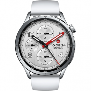Xiaomi Smartwatch Xiaomi Watch S5, 46mm, Ecran AMOLED 1.48, Bluetooth, GPS, 5 ATM, Autonomie 21 de zile, Alb