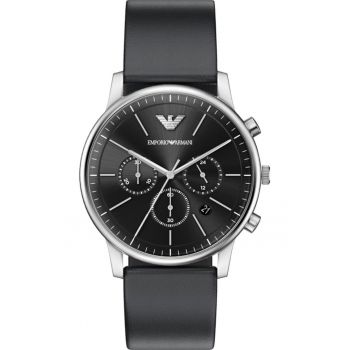 Ceas barbatesc  AR11774 Quartz Negru
