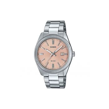 Ceas barbatesc  MTP-1302PE-4AVEF - argintiu - roz