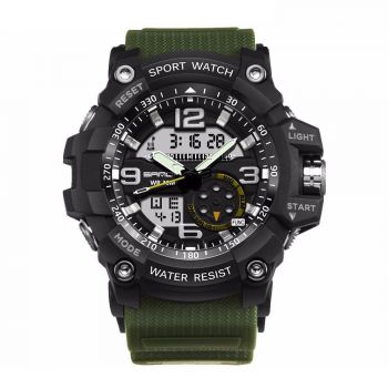 Ceas Barbatesc SKMEI CS1166, digital watch, model verde