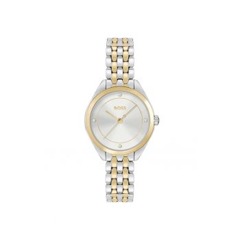 Ceas dama  1502724 Quartz Argintiu - Auriu