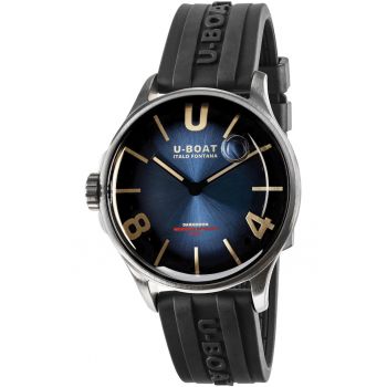 Ceas  Darkmoon Blue - quartz - albastru - negru - 50m - 44mm