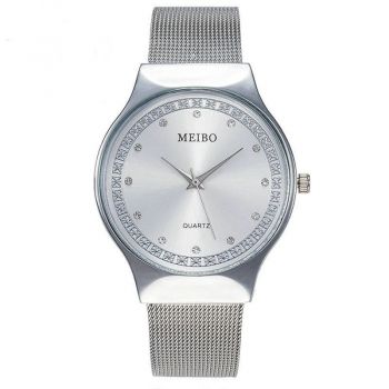 Ceas de dama Meibo, fashion & elegant, bratara metalica