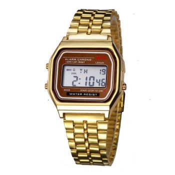 Ceas Unisex Casual, CS730, bratara metalica aurie