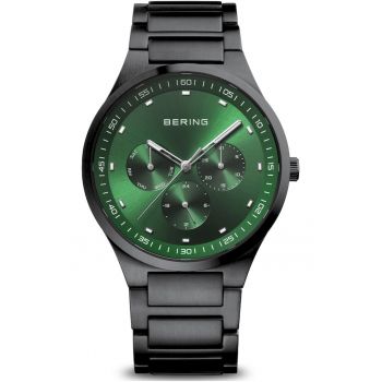 Ceas unisex  Otel inoxidabil - 10 ATM - Negru - Verde