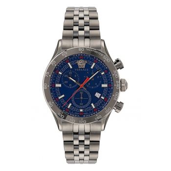 Ceasuri barbatesti -  Hellenyium Chrono - argintiu - 42mm
