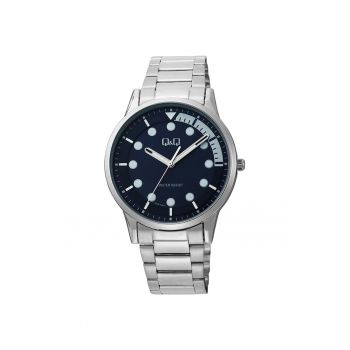 Ceas analogic barbatesc  Q50B-005PY - argintiu