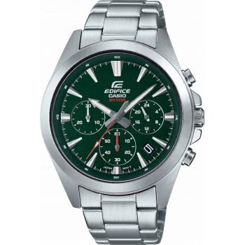 Ceas barbatesc  Edifice EFV-630D-3A - cronograf - otel inoxidabil - 44x49 -5x11 -5mm - 10 BAR
