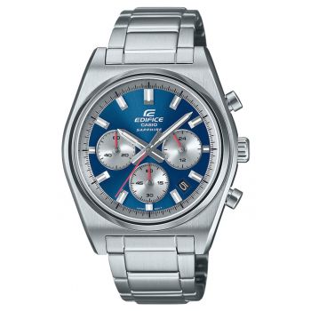 Ceas barbatesc  EFB-730D-2AVUEF - argintiu - rezistent la apa