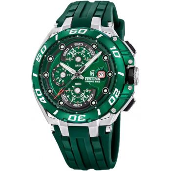 Ceas barbatesc  F20755/3 Quartz Verde