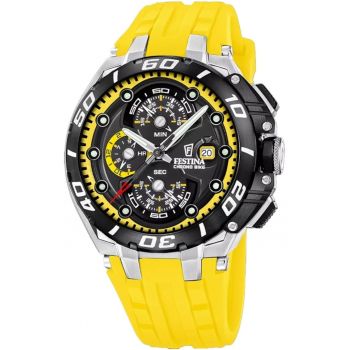 Ceas barbatesc  F20755/5 Quartz Galben