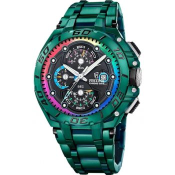 Ceas barbatesc  F20760/1 Quartz Verde