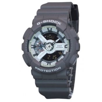 Ceas barbatesc  G-Shock GA-110HD-8A - curea din rasina - display analog-digital - rezistent la apa 200m - 51.2x16.9mm - cadran gri