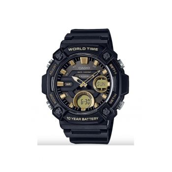 Ceas barbatesc  OVERSIZE 10 YEAR BATTERY - negru - 52mm - multifunctional