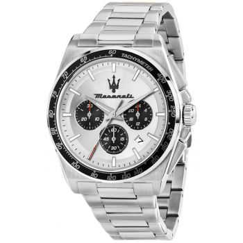 Ceas barbati  Velocita cronograf argintiu 42mm