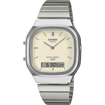 Ceas dama  AQ-240E-7A2EF Quartz Argintiu