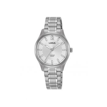 Ceas dama  Quartz - Titan - Argintiu - 10 ATM
